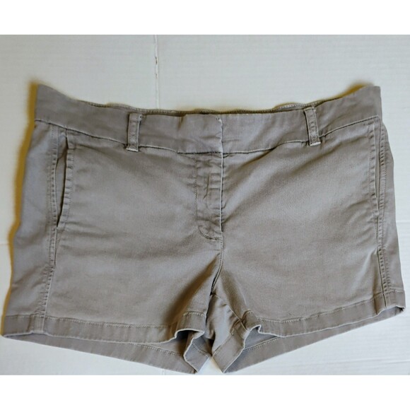 J.Crew Women's Gray Chino‎ Shorts, Size 6 - Picture 1 of 7